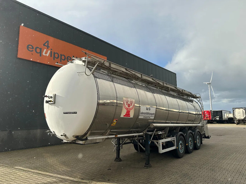 Feldbinder LEBENSMITTEL / LEVENSMIDDELEN FOOD / 33.500L / 3-COMP / PUMPE / INOX / NL-trailer / APK: 07-2026 - Tank semi-trailer: picture 1 Feldbinder LEBENSMITTEL / LEVENSMIDDELEN FOOD / 33.500L / 3-COMP / PUMPE / INOX / NL-trailer / APK: 07-2026 - Tank semi-trailer: picture 1