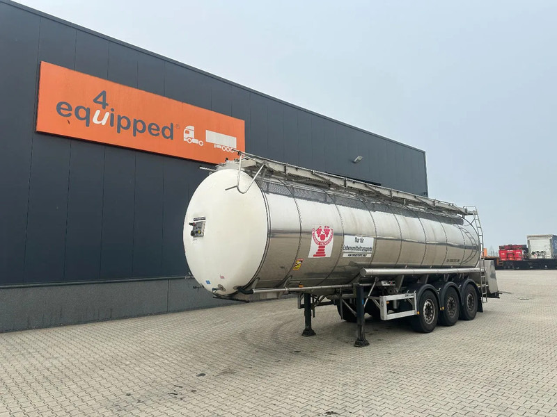 Feldbinder LEVENSMIDDELEN / FOOD / LEBENSMITTEL / 33.500L / 3-COMP / POMP / NL-trailer / APK: 09-2026, 10x beschikbaar - Tank semi-trailer: picture 1 Feldbinder LEVENSMIDDELEN / FOOD / LEBENSMITTEL / 33.500L / 3-COMP / POMP / NL-trailer / APK: 09-2026, 10x beschikbaar - Tank semi-trailer: picture 1