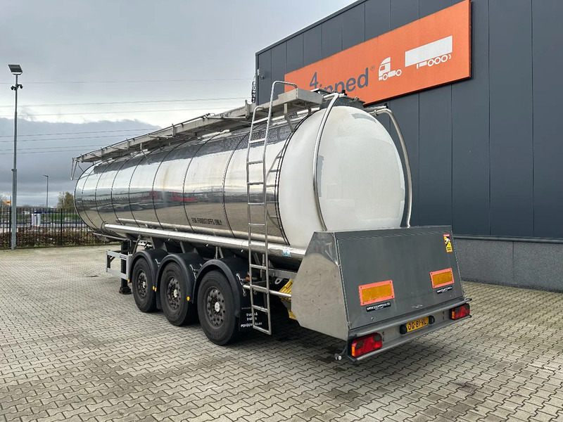 Feldbinder LEVENSMIDDELEN / FOOD / LEBENSMITTEL / 33.500L / 3-COMP / POMP / NL-trailer / APK: 12-2026, 10x beschikbaar - Tank semi-trailer: picture 4 Feldbinder LEVENSMIDDELEN / FOOD / LEBENSMITTEL / 33.500L / 3-COMP / POMP / NL-trailer / APK: 12-2026, 10x beschikbaar - Tank semi-trailer: picture 4