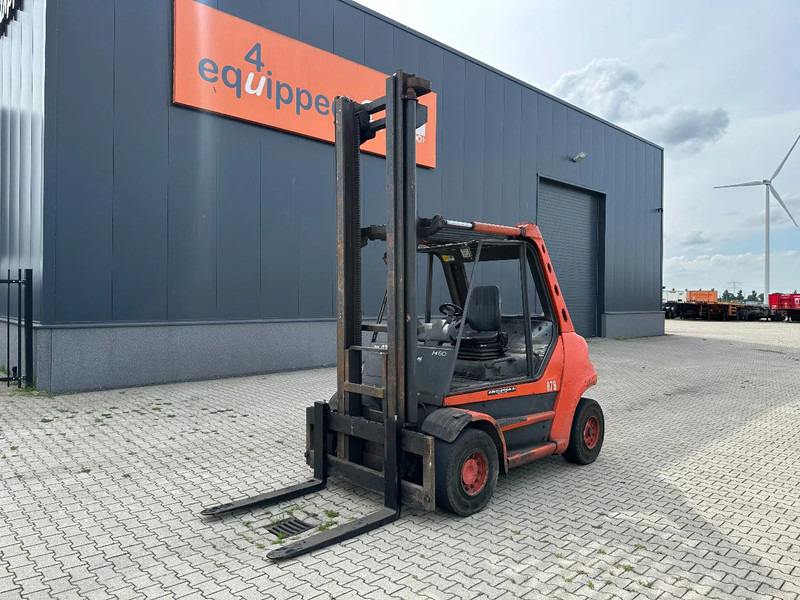 Linde H80D-03 FORKLIFT, 8000KG, duplex, 6 cil. Deutz diesel, 12.200hrs, - Diesel forklift: picture 1 Linde H80D-03 FORKLIFT, 8000KG, duplex, 6 cil. Deutz diesel, 12.200hrs, - Diesel forklift: picture 1