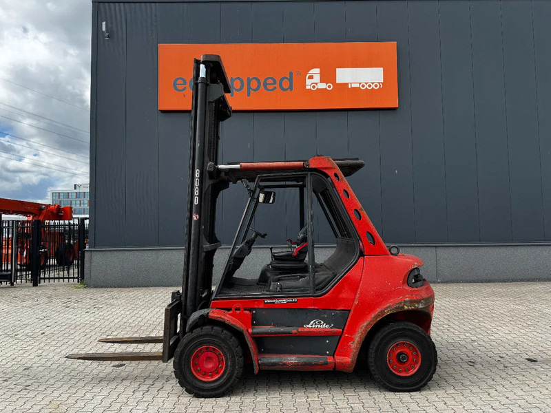 Linde H80D FORKLIFT, 8000KG, duplex, 6 cil. Deutz diesel, 14.934hrs, - Diesel forklift: picture 2 Linde H80D FORKLIFT, 8000KG, duplex, 6 cil. Deutz diesel, 14.934hrs, - Diesel forklift: picture 2