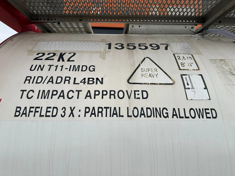 Leasing of SINGAMAS 20FT ISO, 26.000L/1-COMP/3 BAFFELS/3 manholes, 5Y: 08-2027, L4BN, T11 SINGAMAS 20FT ISO, 26.000L/1-COMP/3 BAFFELS/3 manholes, 5Y: 08-2027, L4BN, T11: picture 13