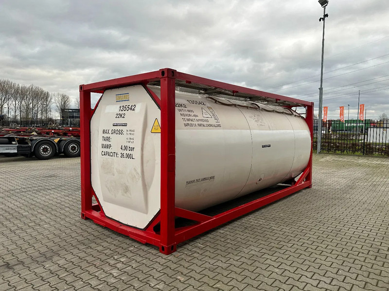 SINGAMAS 20FT ISO, 26.000L/1-COMP/3 BAFFELS/3 manholes, 5Y inspection: 06/2027 - Storage tank: picture 4 SINGAMAS 20FT ISO, 26.000L/1-COMP/3 BAFFELS/3 manholes, 5Y inspection: 06/2027 - Storage tank: picture 4