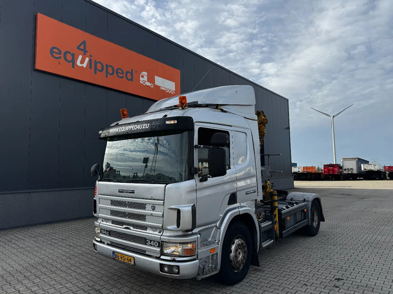 Scania P114-340 + HIAB 19-5 crane + remote / Euro-3 / 3 pedals / NL-truck / APK: 12-2025 - Crane truck: picture 4 Scania P114-340 + HIAB 19-5 crane + remote / Euro-3 / 3 pedals / NL-truck / APK: 12-2025 - Crane truck: picture 4