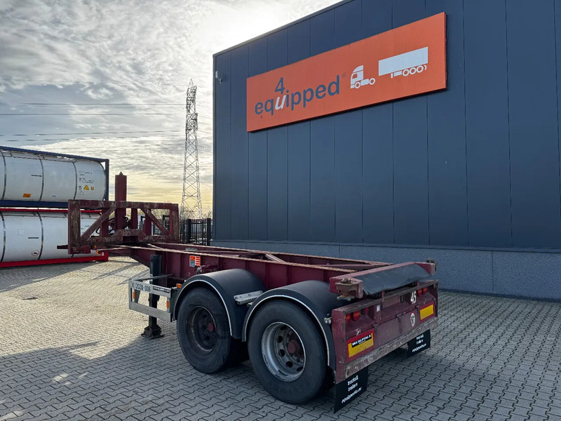 Van Hool 2 AXLE 20FT TIPPING-CHASSIS, TWIN-TIRES, BPW + DRUM, ALCOA, MOT 7/2026 - Container transporter/ Swap body semi-trailer: picture 4 Van Hool 2 AXLE 20FT TIPPING-CHASSIS, TWIN-TIRES, BPW + DRUM, ALCOA, MOT 7/2026 - Container transporter/ Swap body semi-trailer: picture 4