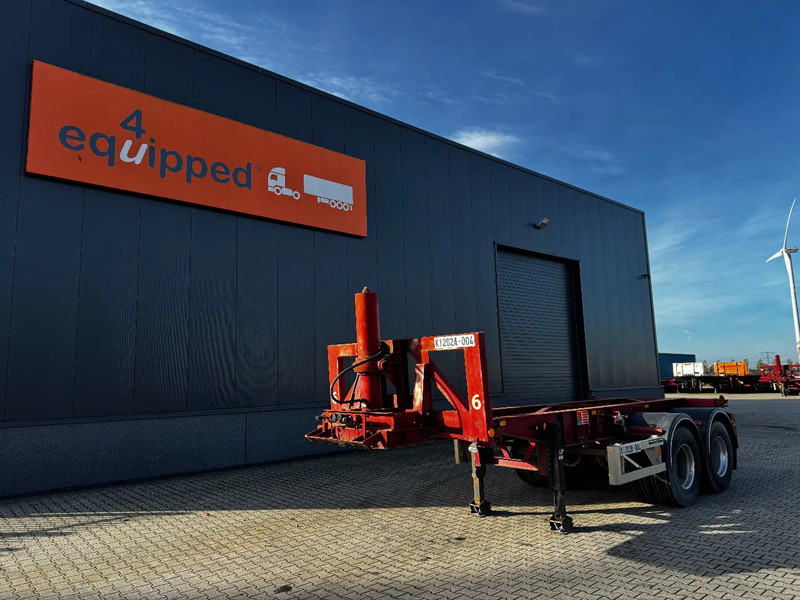 Van Hool 2 AXLE 20FT TIPPING-CHASSIS, TWIN-TIRES, BPW + DRUM, ALCOA - Container transporter/ Swap body semi-trailer: picture 1 Van Hool 2 AXLE 20FT TIPPING-CHASSIS, TWIN-TIRES, BPW + DRUM, ALCOA - Container transporter/ Swap body semi-trailer: picture 1