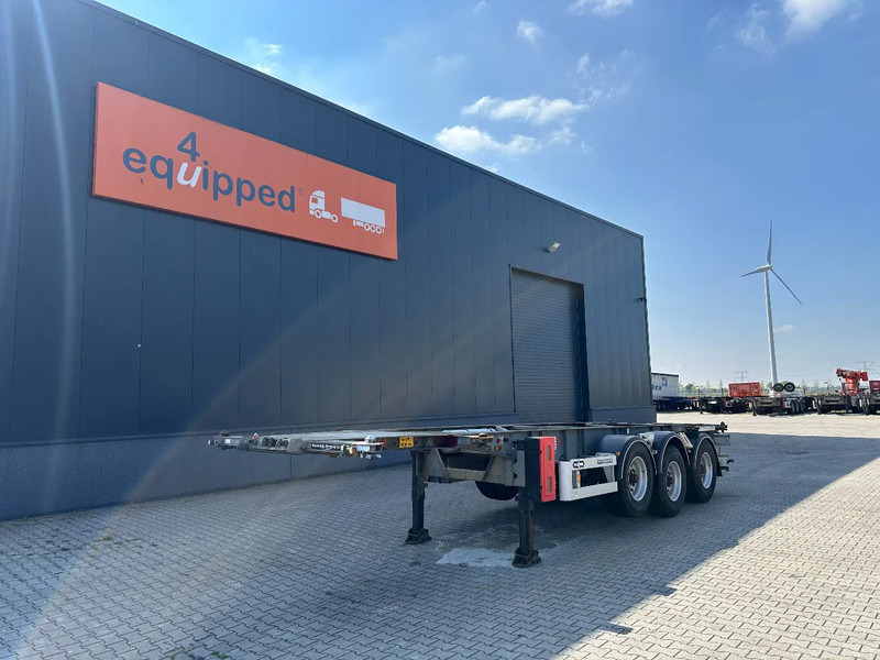 Van Hool 20FT/30FT, ADR (EX/II, EX/III, FL, AT), BPW + drum, ALCOA, galvanized, liftaxle, NL-Chassis - Container transporter/ Swap body semi-trailer: picture 1 Van Hool 20FT/30FT, ADR (EX/II, EX/III, FL, AT), BPW + drum, ALCOA, galvanized, liftaxle, NL-Chassis - Container transporter/ Swap body semi-trailer: picture 1