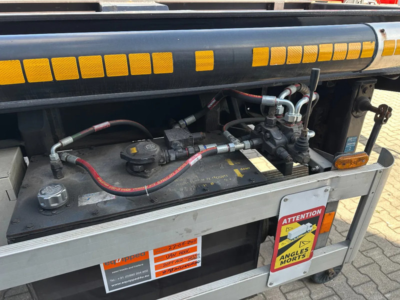 Container transporter/ Swap body semi-trailer Van Hool 20FT, 66° Tipping-chassis, ADR (EX/II, EX/III, FL, OX, AT), SAF, 2 liftaxles, 380V: picture 14