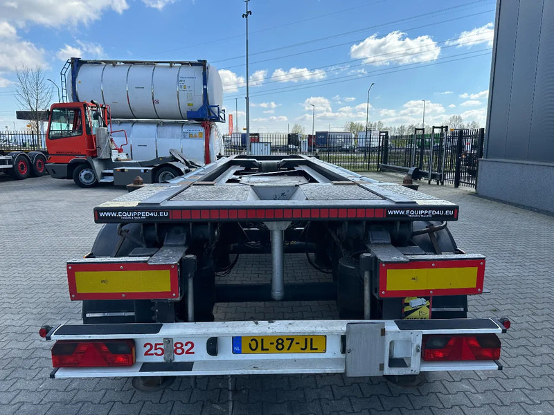 Container transporter/ Swap body semi-trailer Van Hool 20FT, 66° Tipping-chassis, ADR (EX/II, EX/III, FL, OX, AT), SAF, 2 liftaxles, 380V: picture 10