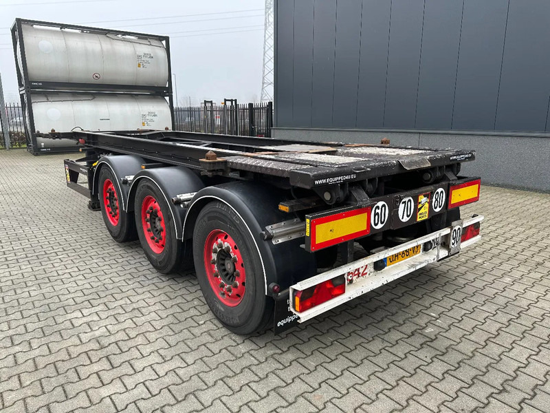Container transporter/ Swap body semi-trailer Van Hool 20FT Tipping-chassis, ADR (EX/II, EX/III, FL, AT), SAF, 2 liftaxles: picture 13 Container transporter/ Swap body semi-trailer Van Hool 20FT Tipping-chassis, ADR (EX/II, EX/III, FL, AT), SAF, 2 liftaxles: picture 13