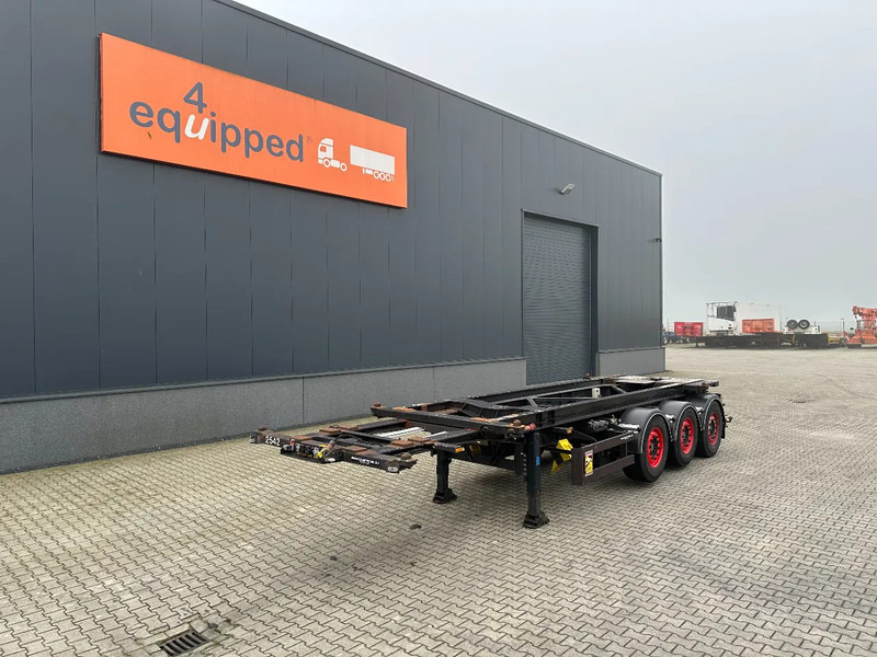 Container transporter/ Swap body semi-trailer Van Hool 20FT Tipping-chassis, ADR (EX/II, EX/III, FL, AT), SAF, 2 liftaxles: picture 10 Container transporter/ Swap body semi-trailer Van Hool 20FT Tipping-chassis, ADR (EX/II, EX/III, FL, AT), SAF, 2 liftaxles: picture 10