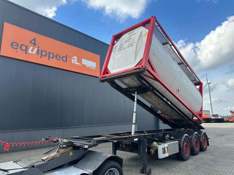 Van Hool 20FT Tipping-chassis, ADR (EX/II, EX/III, FL, AT), SAF, 2 liftaxles - Container transporter/ Swap body semi-trailer: picture 1 Van Hool 20FT Tipping-chassis, ADR (EX/II, EX/III, FL, AT), SAF, 2 liftaxles - Container transporter/ Swap body semi-trailer: picture 1