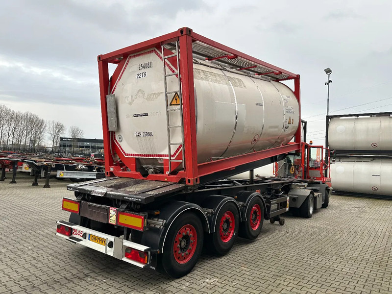 Van Hool 20FT Tipping-chassis, ADR (EX/II, EX/III, FL, AT), SAF + DISC, 2 liftaxles - Container transporter/ Swap body semi-trailer: picture 5 Van Hool 20FT Tipping-chassis, ADR (EX/II, EX/III, FL, AT), SAF + DISC, 2 liftaxles - Container transporter/ Swap body semi-trailer: picture 5