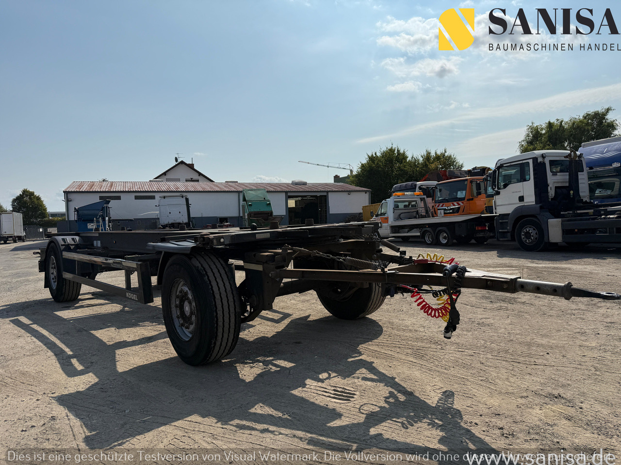 Chassis trailer KÖGEL AW18/Wechselfahrgestell/BDF/Pneumatik: picture 6