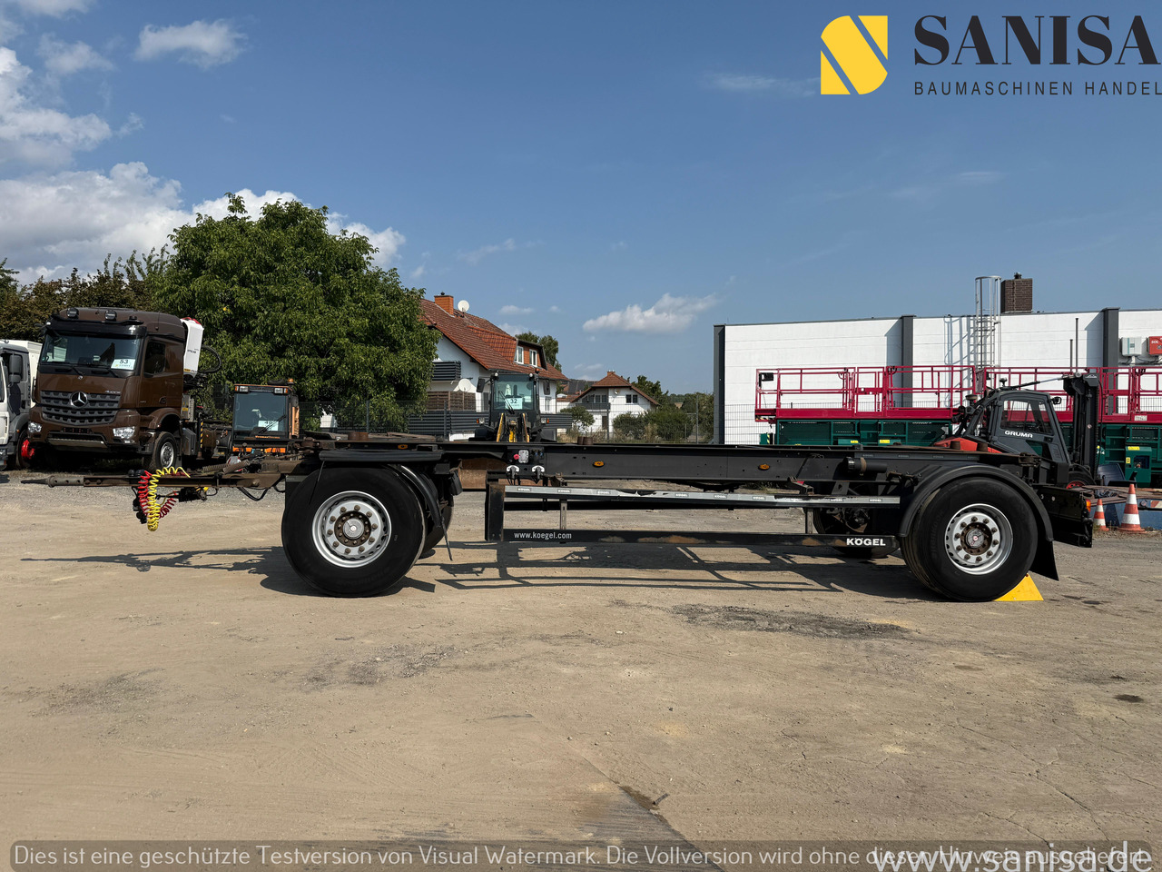 KÖGEL AW18/Wechselfahrgestell/BDF/Pneumatik - Chassis trailer: picture 2 KÖGEL AW18/Wechselfahrgestell/BDF/Pneumatik - Chassis trailer: picture 2