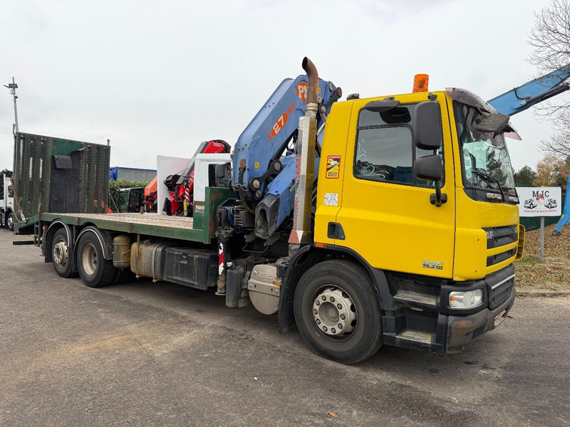 DAF CF 75.310 6X2 + CRANE PM 27 S-4 + RADIO + WINCH - FULL RAMP - LIFT + STEERING AXLE - MANUAL GEARBOX - FR TRUCK - Crane truck: picture 2 DAF CF 75.310 6X2 + CRANE PM 27 S-4 + RADIO + WINCH - FULL RAMP - LIFT + STEERING AXLE - MANUAL GEARBOX - FR TRUCK - Crane truck: picture 2