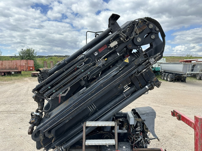 Dropside/ Flatbed semi-trailer Kwb 2-AXLES PLATFORM + CRANE + HIAB 377 E-4 HIPRO + JIB 100X-3 + RADIO + ROTATOR - SAF axles - AIR SUSPENISION - BELGIAN REG.: picture 19