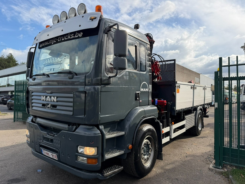 MAN TGA 18.350 4x2 TIPPER + CRANE HMF 1110 K2 + ROTATOR - STEEL SPRING / BLATT / BALLESTAS / LAMES - BE TRUCK - Tipper, Crane truck: picture 4 MAN TGA 18.350 4x2 TIPPER + CRANE HMF 1110 K2 + ROTATOR - STEEL SPRING / BLATT / BALLESTAS / LAMES - BE TRUCK - Tipper, Crane truck: picture 4