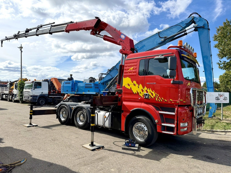 MAN TGA 33.530 6x4 - 90T + CRANE HMF 3720 K6 (17.3m) - RETARDER - MANUAL ZF - EURO 3 - 590.000km - ALCOA - BIG AXLES HUB REDUCTION - BE TRUCK - TOP CONDITION - Crane truck: picture 1 MAN TGA 33.530 6x4 - 90T + CRANE HMF 3720 K6 (17.3m) - RETARDER - MANUAL ZF - EURO 3 - 590.000km - ALCOA - BIG AXLES HUB REDUCTION - BE TRUCK - TOP CONDITION - Crane truck: picture 1