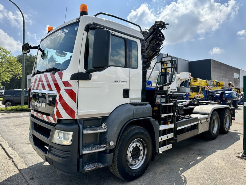 MAN TGS 33.440 6x4 BB HOOKLIFT + CRANE HIAB 166 E-3 HIDUO - RADIO - ROTATOR - EURO 5 - BE TRUCK - Hook lift truck, Crane truck: picture 4 MAN TGS 33.440 6x4 BB HOOKLIFT + CRANE HIAB 166 E-3 HIDUO - RADIO - ROTATOR - EURO 5 - BE TRUCK - Hook lift truck, Crane truck: picture 4