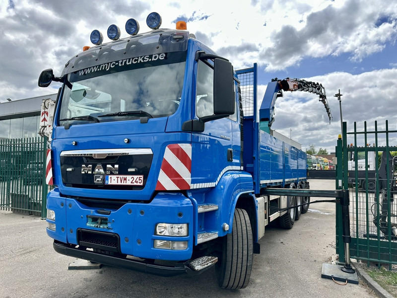 MAN TGS 35.400 8x4 TRIDEM + (32.5m) CRANE HMF 4720 K6 + JIB FJ1000 K4 - PLATFORM 6m - LIFT/STEERING - RADIO - 5E F - BE TRUCK - Crane truck: picture 3 MAN TGS 35.400 8x4 TRIDEM + (32.5m) CRANE HMF 4720 K6 + JIB FJ1000 K4 - PLATFORM 6m - LIFT/STEERING - RADIO - 5E F - BE TRUCK - Crane truck: picture 3