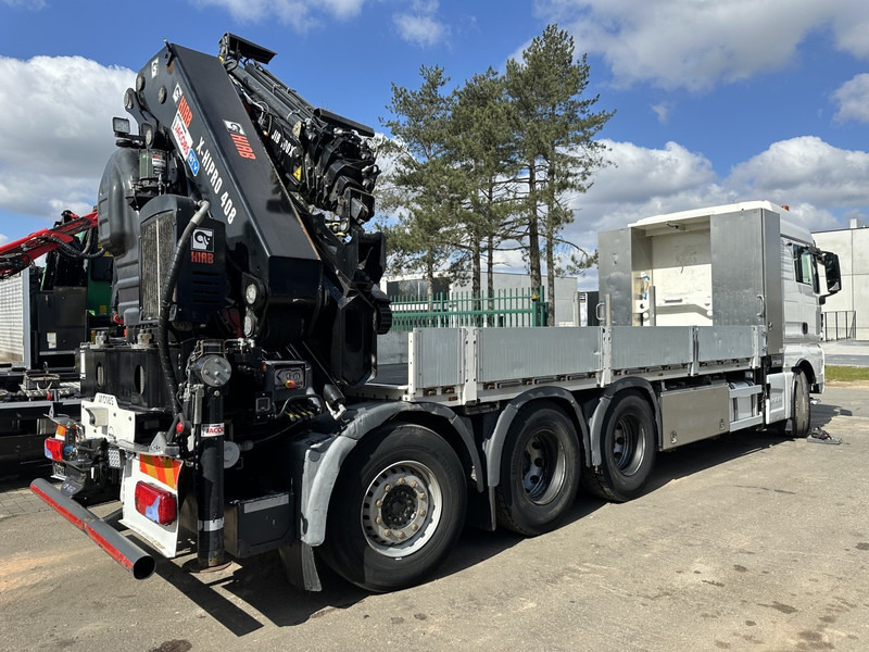 Crane truck MAN TGX 35.420 8x4-4 TRIDEM + CRANE (26m!) HIAB X-HIPRO 408 E-5 + JIB 100X-5 - PLATFORM 6m40 - *306.245km* - BE TRUCK: picture 7