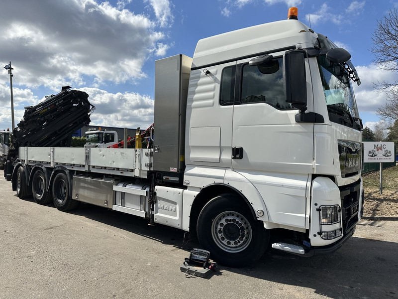MAN TGX 35.420 8x4-4 TRIDEM + CRANE (26m!) HIAB X-HIPRO 408 E-5 + JIB 100X-5 - PLATFORM 6m40 - *306.245km* - BE TRUCK - Crane truck: picture 3 MAN TGX 35.420 8x4-4 TRIDEM + CRANE (26m!) HIAB X-HIPRO 408 E-5 + JIB 100X-5 - PLATFORM 6m40 - *306.245km* - BE TRUCK - Crane truck: picture 3