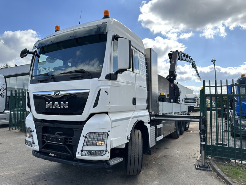 MAN TGX 35.420 8x4-4 TRIDEM PRTISCHE 6m40 + KRAN (26m!) HIAB X-HIPRO 408 E-5 + JIB 100X-5 - *306.245km* - BE TRUCK - Dropside/ Flatbed truck, Crane truck: picture 4 MAN TGX 35.420 8x4-4 TRIDEM PRTISCHE 6m40 + KRAN (26m!) HIAB X-HIPRO 408 E-5 + JIB 100X-5 - *306.245km* - BE TRUCK - Dropside/ Flatbed truck, Crane truck: picture 4