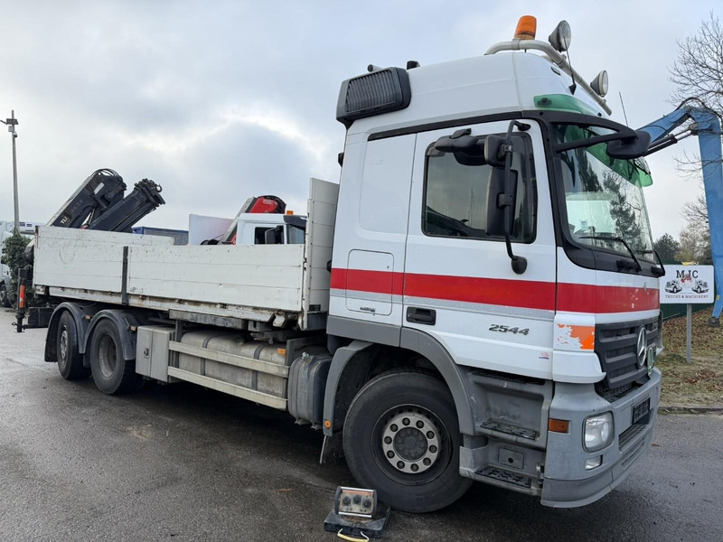 Mercedes-Benz ACTROS 2544 6x2 MP2 PRITSCHE + KRAN ATLAS 165.2E (3x HYDR) - RADIO - *FULL AIR* - LIFT + STEERING AXLE - *299.000km* - PLATFORM 6m50 - Dropside/ Flatbed truck, Crane truck: picture 1 Mercedes-Benz ACTROS 2544 6x2 MP2 PRITSCHE + KRAN ATLAS 165.2E (3x HYDR) - RADIO - *FULL AIR* - LIFT + STEERING AXLE - *299.000km* - PLATFORM 6m50 - Dropside/ Flatbed truck, Crane truck: picture 1