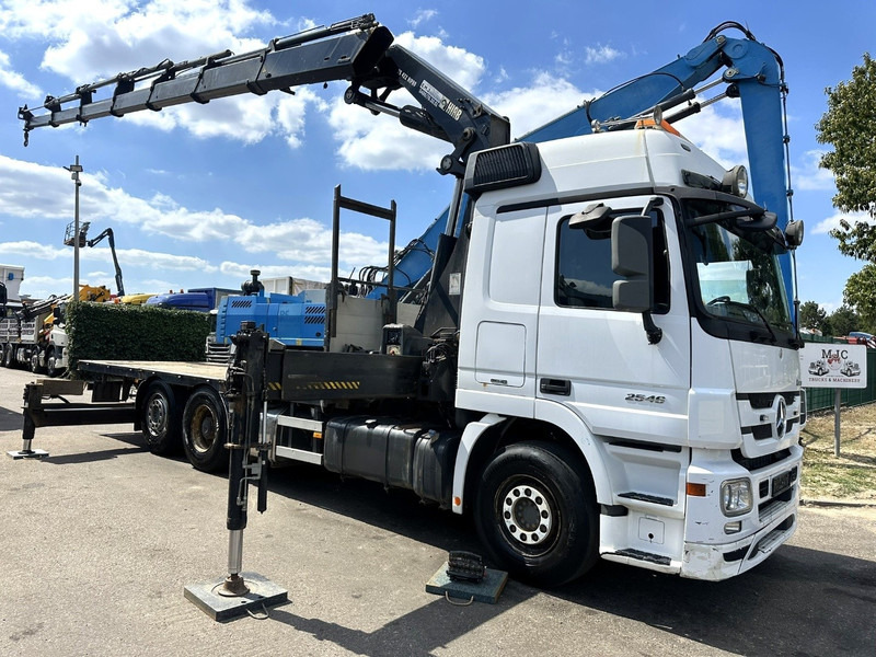 Mercedes-Benz ACTROS 2546 6x2 PRITSCHE + KRAN HIAB 422 EP-6 HIPRO - *415.000km* - PLATFORM 6m50 - LIFT AXLE - MP 3 - EURO 5 - BELGIAN PAPERS - Dropside/ Flatbed truck, Crane truck: picture 2 Mercedes-Benz ACTROS 2546 6x2 PRITSCHE + KRAN HIAB 422 EP-6 HIPRO - *415.000km* - PLATFORM 6m50 - LIFT AXLE - MP 3 - EURO 5 - BELGIAN PAPERS - Dropside/ Flatbed truck, Crane truck: picture 2