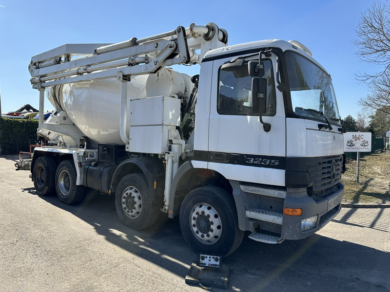 Mercedes-Benz ACTROS 3235 8x4 PUMI SCHWING - MIXER + PUMP - STEEL SPRING / HUB REDUCTION - AP ACHSEN - Concrete pump truck: picture 1 Mercedes-Benz ACTROS 3235 8x4 PUMI SCHWING - MIXER + PUMP - STEEL SPRING / HUB REDUCTION - AP ACHSEN - Concrete pump truck: picture 1