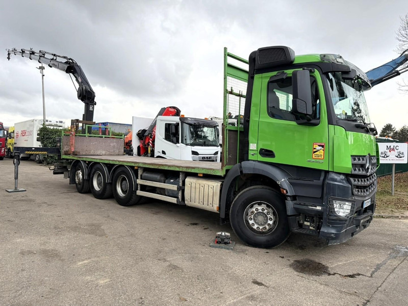Mercedes-Benz AROCS 3240 8x4 TRIDEM PRITSCHE + KRAN HIAB 166 E-5 HIPRO - ROTATOR - 5/6F - RADIO - PLATFORM 7m50 - EURO 6 - *324.000km* - LIFT + STEERING AXLE - Dropside/ Flatbed truck, Crane truck: picture 2 Mercedes-Benz AROCS 3240 8x4 TRIDEM PRITSCHE + KRAN HIAB 166 E-5 HIPRO - ROTATOR - 5/6F - RADIO - PLATFORM 7m50 - EURO 6 - *324.000km* - LIFT + STEERING AXLE - Dropside/ Flatbed truck, Crane truck: picture 2