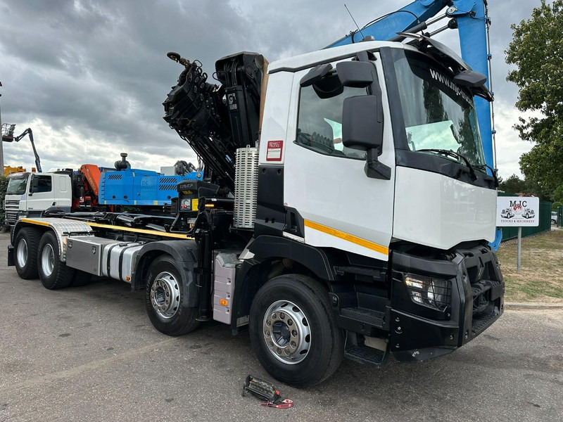 Renault C460 8x4 + (19m!) KRAN HIAB 288 E-6 HIDUO - RADIO - 5/6 F - STEEL SPRING / HUB REDUCTION - BE TRUCK - Hook lift truck, Crane truck: picture 2 Renault C460 8x4 + (19m!) KRAN HIAB 288 E-6 HIDUO - RADIO - 5/6 F - STEEL SPRING / HUB REDUCTION - BE TRUCK - Hook lift truck, Crane truck: picture 2