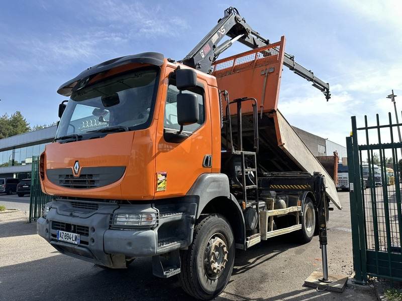 Renault KERAX 380 DXI 6x4 TIPPER + CRANE HIAB 144 B-3 - RADIO - *246.000km* - RETARDER - BORDMATIC - EURO 5 - Tipper, Crane truck: picture 3 Renault KERAX 380 DXI 6x4 TIPPER + CRANE HIAB 144 B-3 - RADIO - *246.000km* - RETARDER - BORDMATIC - EURO 5 - Tipper, Crane truck: picture 3