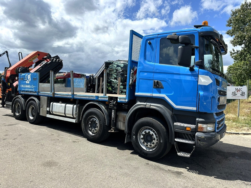 Scania G440 8x4 + (26.5m!) CRANE PALFINGER PK78002 SH G 8x + 1 + WINCH - PLATFORM 6m25 - MANUAL - HUB REDUCTION - STEEL SPRING - EURO 5 - BE TRUCK - Crane truck: picture 2 Scania G440 8x4 + (26.5m!) CRANE PALFINGER PK78002 SH G 8x + 1 + WINCH - PLATFORM 6m25 - MANUAL - HUB REDUCTION - STEEL SPRING - EURO 5 - BE TRUCK - Crane truck: picture 2