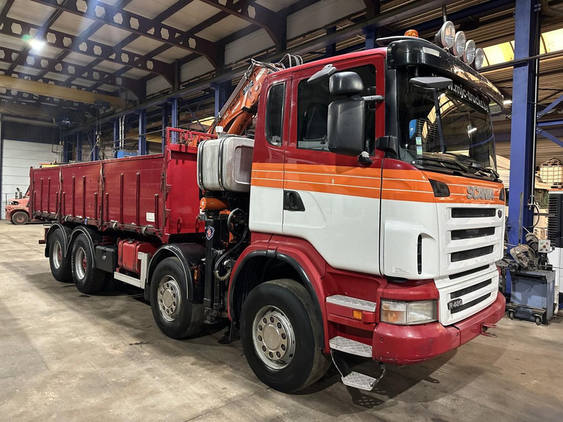Scania G480 8x4 TIPPER + CRANE ATLAS 240.E4 + RADIO - STEEL SPRING / BIG AXLES - Tipper, Crane truck: picture 1 Scania G480 8x4 TIPPER + CRANE ATLAS 240.E4 + RADIO - STEEL SPRING / BIG AXLES - Tipper, Crane truck: picture 1