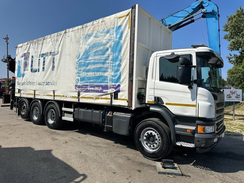Scania P410 8x4 TRIDEM PRITSCHE PLANE + KRAN HIAB 244 EP-4 HIDUO - RETARDER - LIFT + STEERING AXLE - *327.000km* - RADIO - Curtainsider truck, Crane truck: picture 3 Scania P410 8x4 TRIDEM PRITSCHE PLANE + KRAN HIAB 244 EP-4 HIDUO - RETARDER - LIFT + STEERING AXLE - *327.000km* - RADIO - Curtainsider truck, Crane truck: picture 3