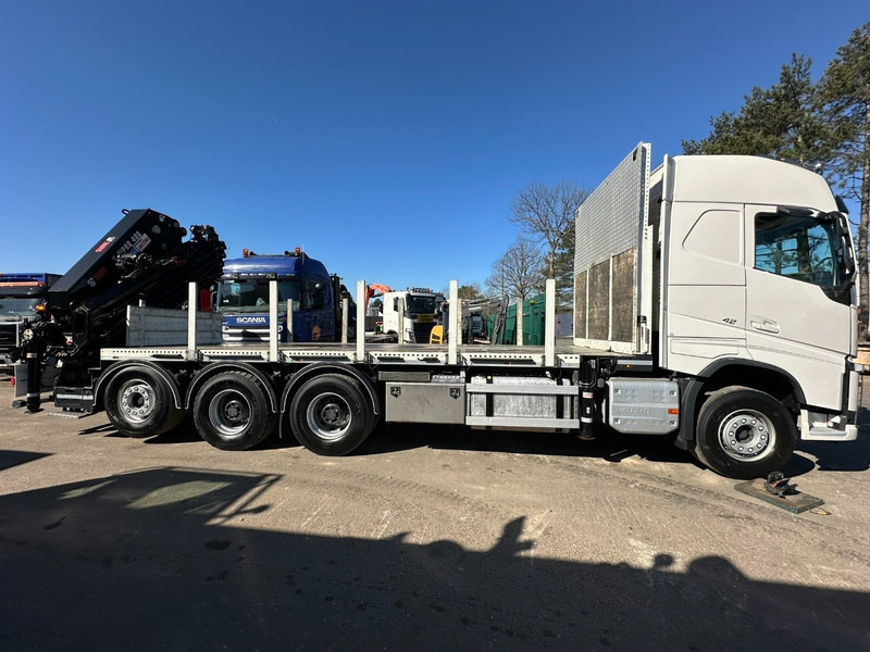 Volvo FH 420 8x4 TRIDEM + KRAAN HIAB 408 E-8 HIPRO + WINCH - 63.000km ONLY - CREWCAB 4 SEATER - PLATFORM 7m - TOP CONDITION - Dropside/ Flatbed truck, Crane truck: picture 5 Volvo FH 420 8x4 TRIDEM + KRAAN HIAB 408 E-8 HIPRO + WINCH - 63.000km ONLY - CREWCAB 4 SEATER - PLATFORM 7m - TOP CONDITION - Dropside/ Flatbed truck, Crane truck: picture 5
