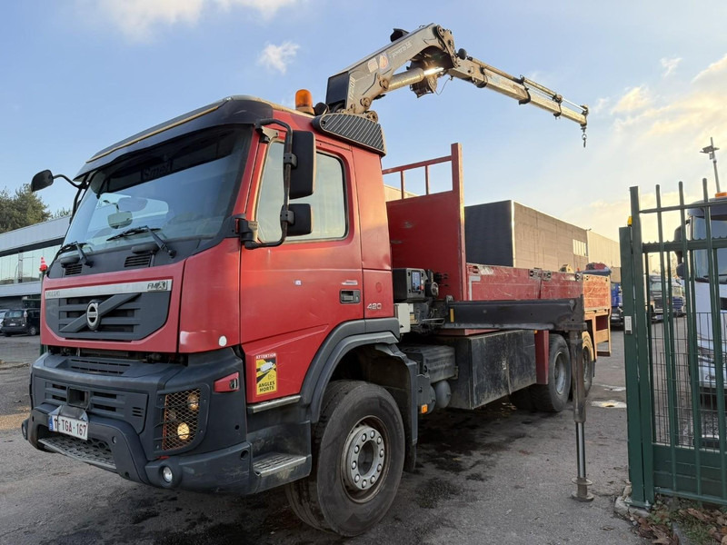 Volvo FMX 420 6X4 + CRANE HMF 1720 + winch + radio - BIG AXLES / HUB REDUCTION - STEEL SPRING / BLATT - PLATFORM 6m10 - Crane truck: picture 2 Volvo FMX 420 6X4 + CRANE HMF 1720 + winch + radio - BIG AXLES / HUB REDUCTION - STEEL SPRING / BLATT - PLATFORM 6m10 - Crane truck: picture 2