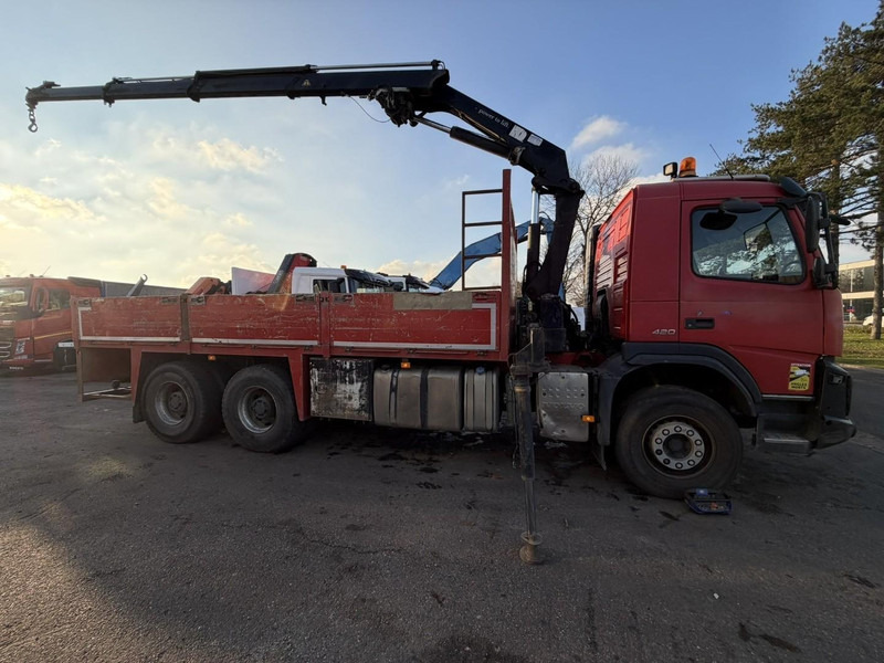 Volvo FMX 420 6X4 PRITSCHE + KRAN HMF 1720 + winch + radio - BIG AXLES / HUB REDUCTION - STEEL SPRING / BLATT - PLATFORM 6m10 - Dropside/ Flatbed truck, Crane truck: picture 5 Volvo FMX 420 6X4 PRITSCHE + KRAN HMF 1720 + winch + radio - BIG AXLES / HUB REDUCTION - STEEL SPRING / BLATT - PLATFORM 6m10 - Dropside/ Flatbed truck, Crane truck: picture 5