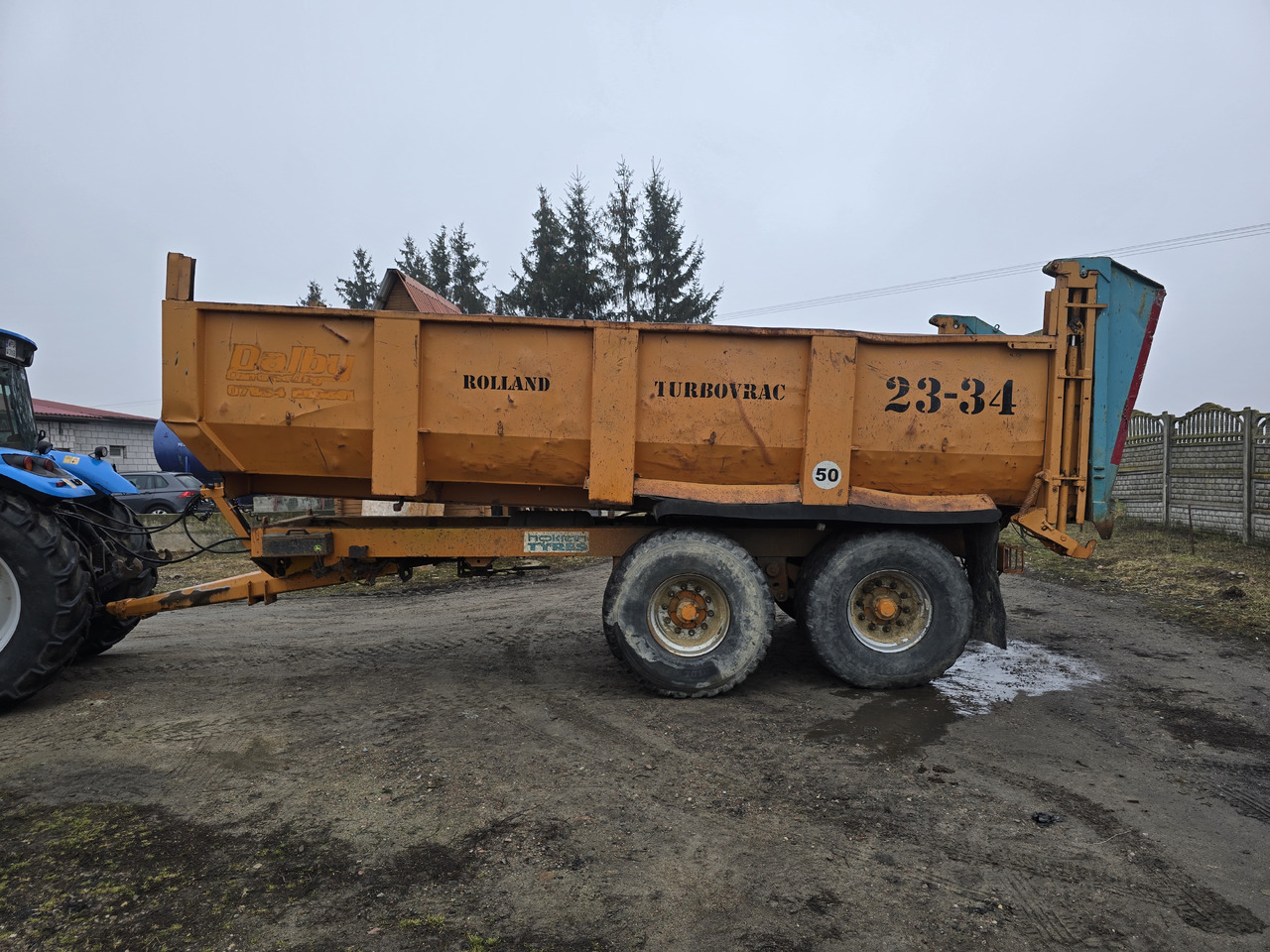 ROLLAND TURBOVRAC 23-34 - Farm tipping trailer/ Dumper: picture 4 ROLLAND TURBOVRAC 23-34 - Farm tipping trailer/ Dumper: picture 4