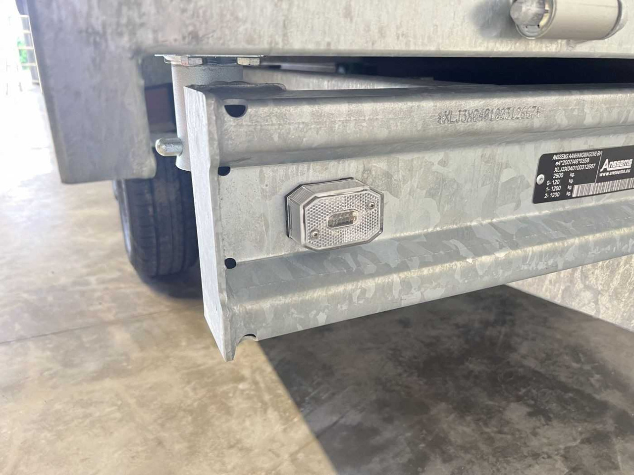 Tipper trailer ANSSEMS KSX 2500.305x178 E Gitter Dreiseitenkipper: picture 20