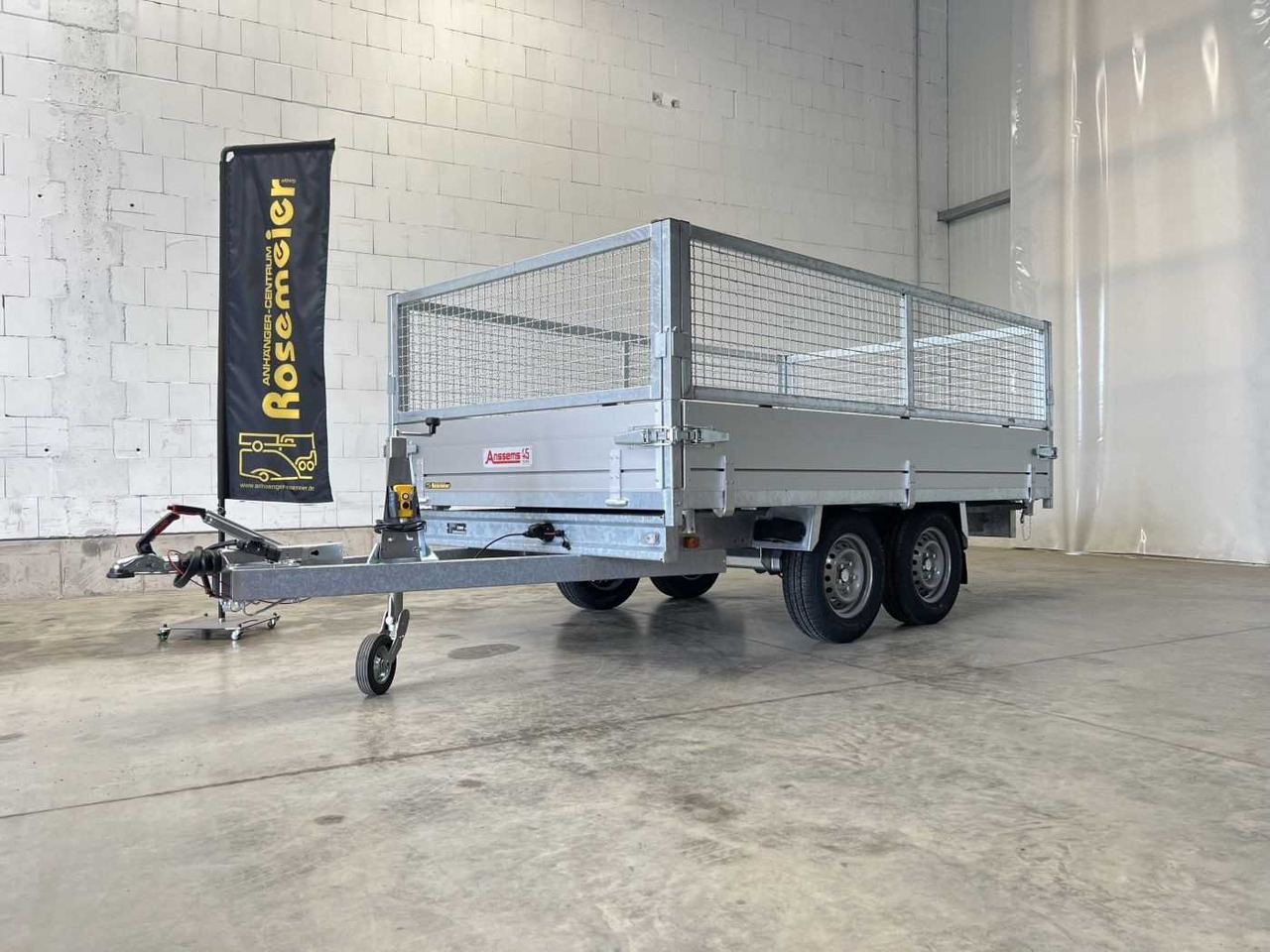 Tipper trailer ANSSEMS KSX 2500.305x178 E Gitter Dreiseitenkipper: picture 30