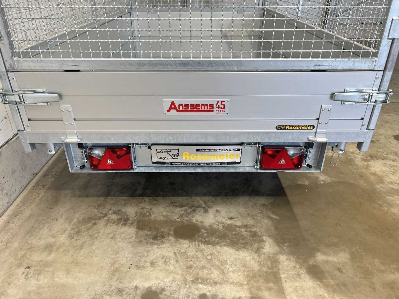 Tipper trailer ANSSEMS KSX 2500.305x178 E Gitter Dreiseitenkipper: picture 10
