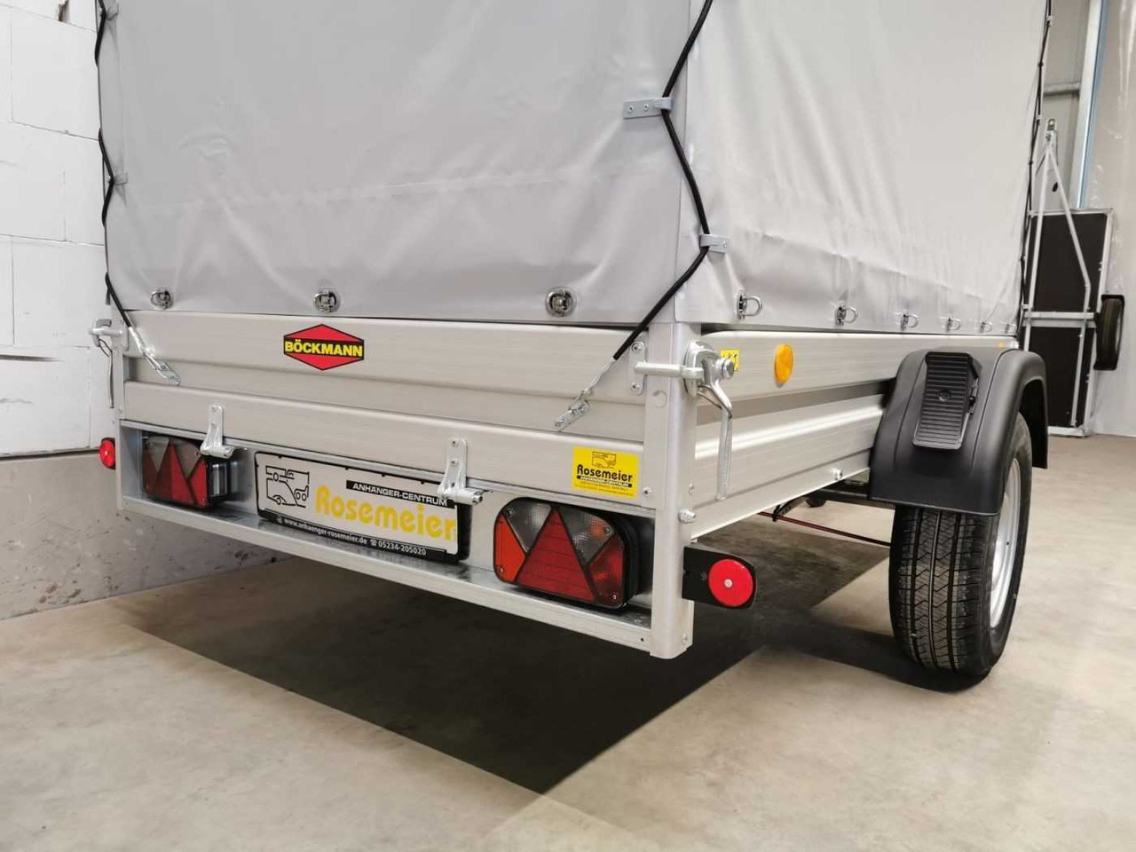 Car trailer BOECKMANN TL-AL 2513/135 Eco XXL Plane Kastenanhänger gebr: picture 29