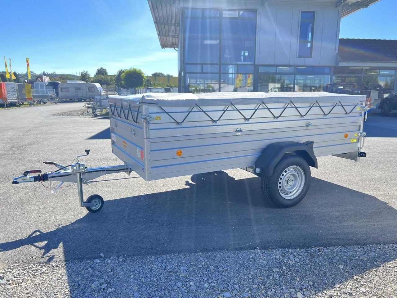 Car trailer BOECKMANN TL-AL 3015/135 BWEH Fl-Plane Kastenanhänger gebr: picture 22