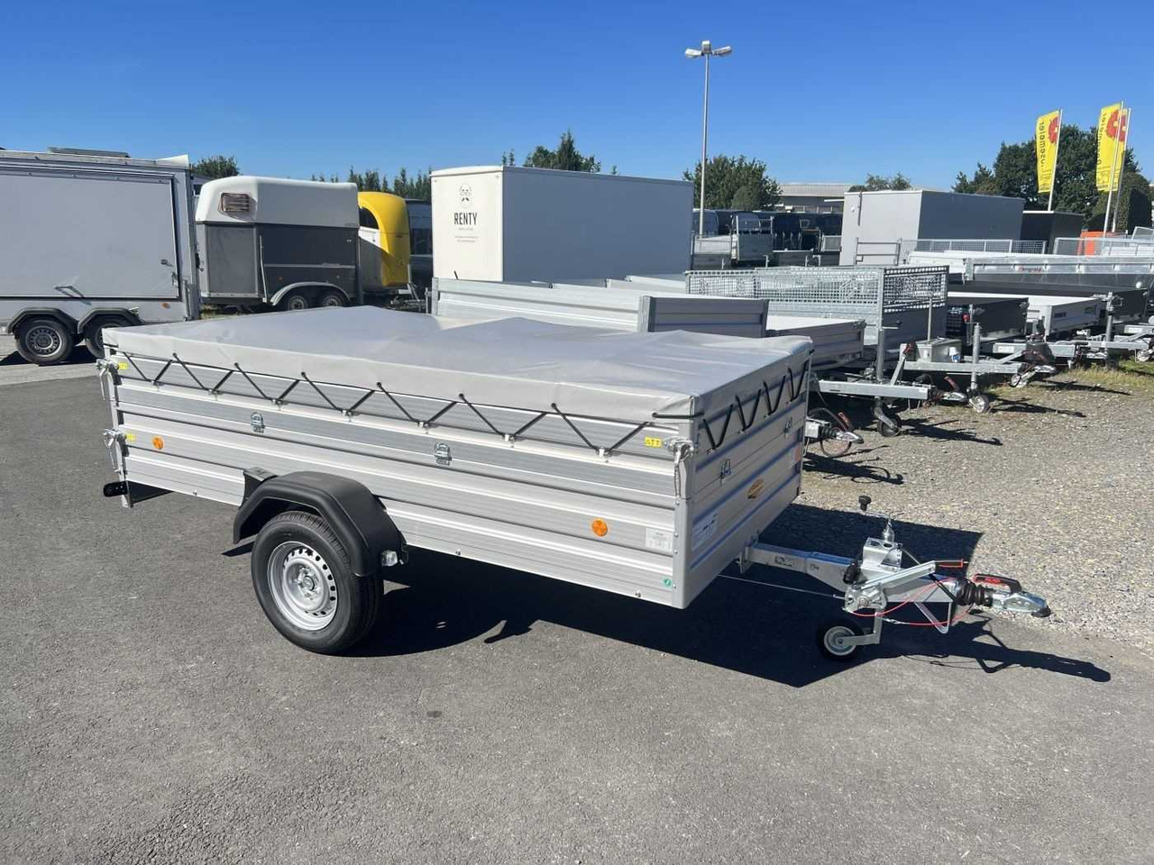 Car trailer BOECKMANN TL-AL 3015/135 BWEH Fl-Plane Kastenanhänger gebr: picture 25