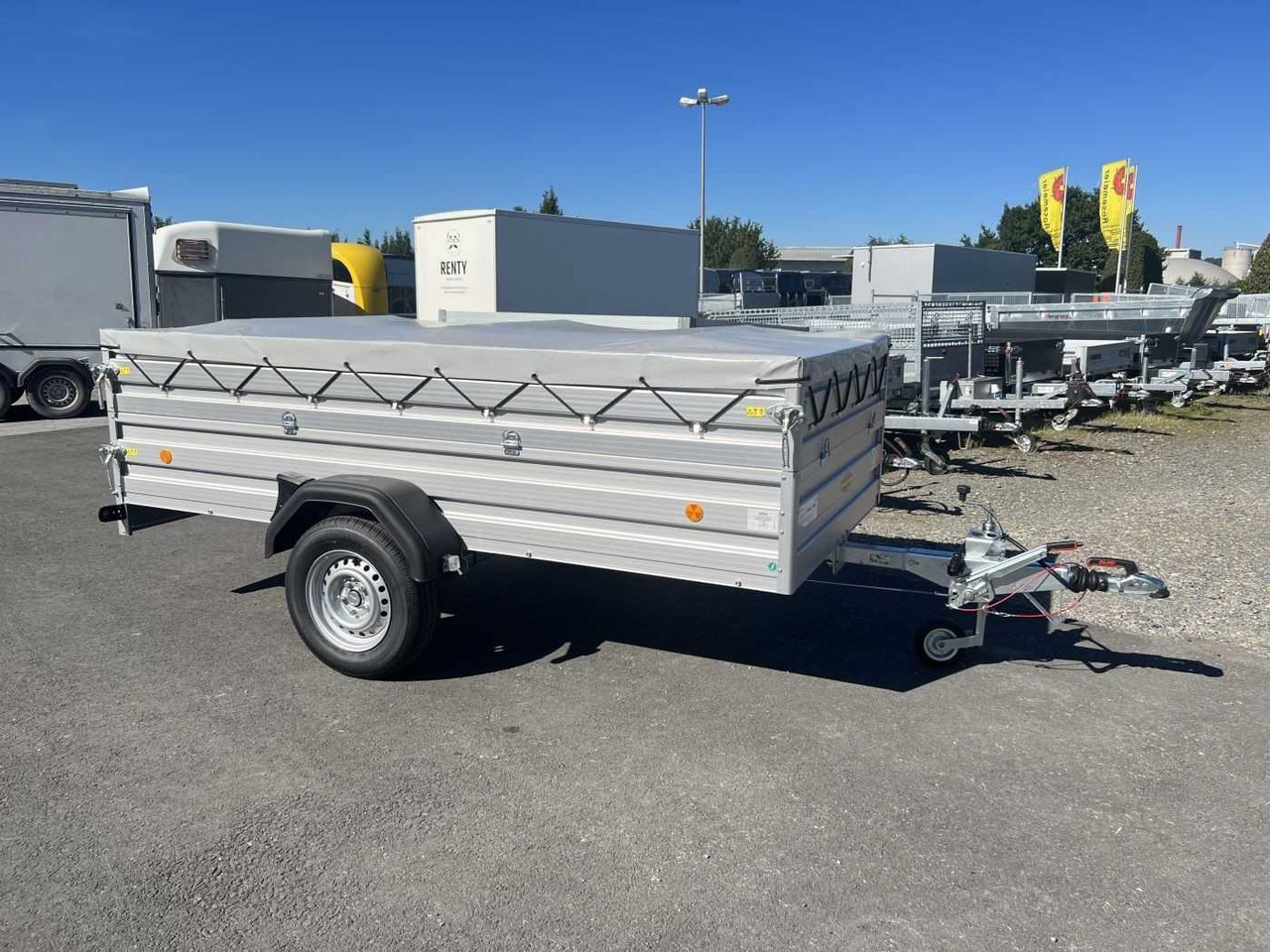 Car trailer BOECKMANN TL-AL 3015/135 BWEH Fl-Plane Kastenanhänger gebr: picture 24