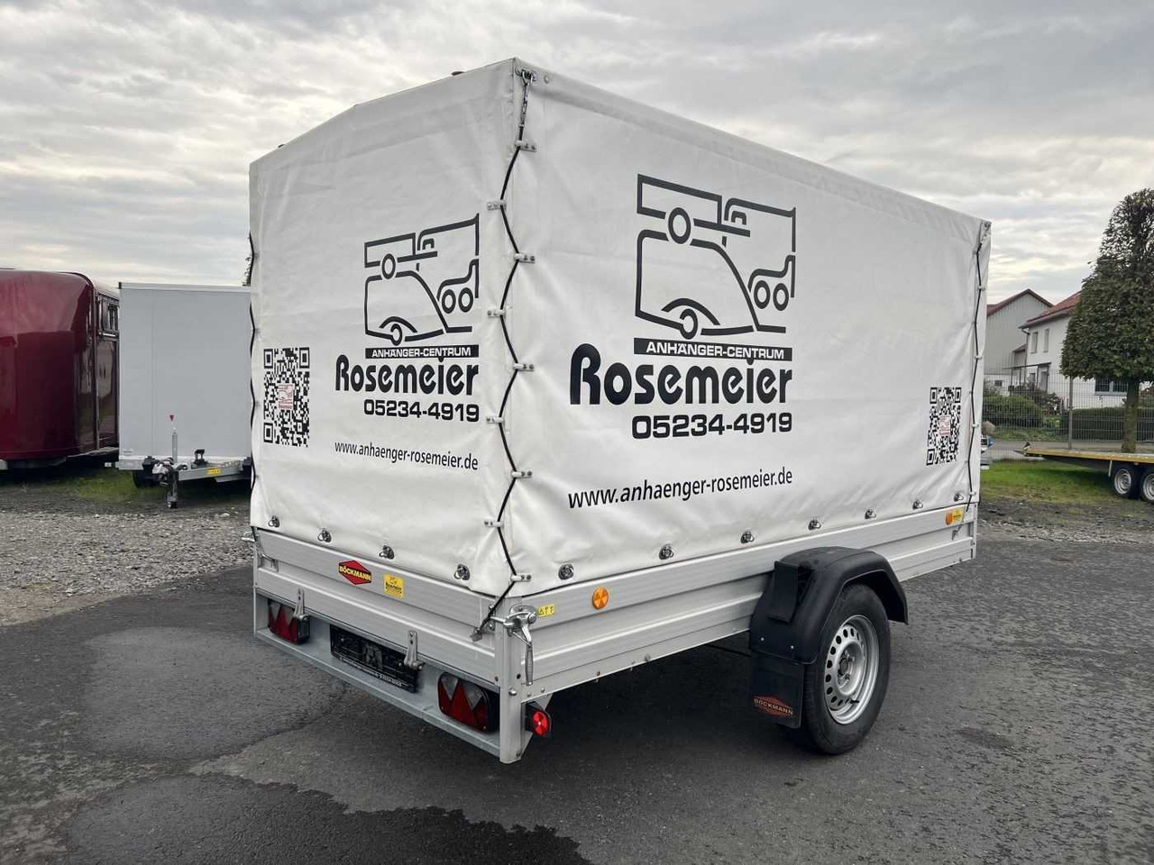 BOECKMANN TL-AL 3015/135 Plane weiß Kastenanhänger gebrems - Car trailer: picture 2 BOECKMANN TL-AL 3015/135 Plane weiß Kastenanhänger gebrems - Car trailer: picture 2
