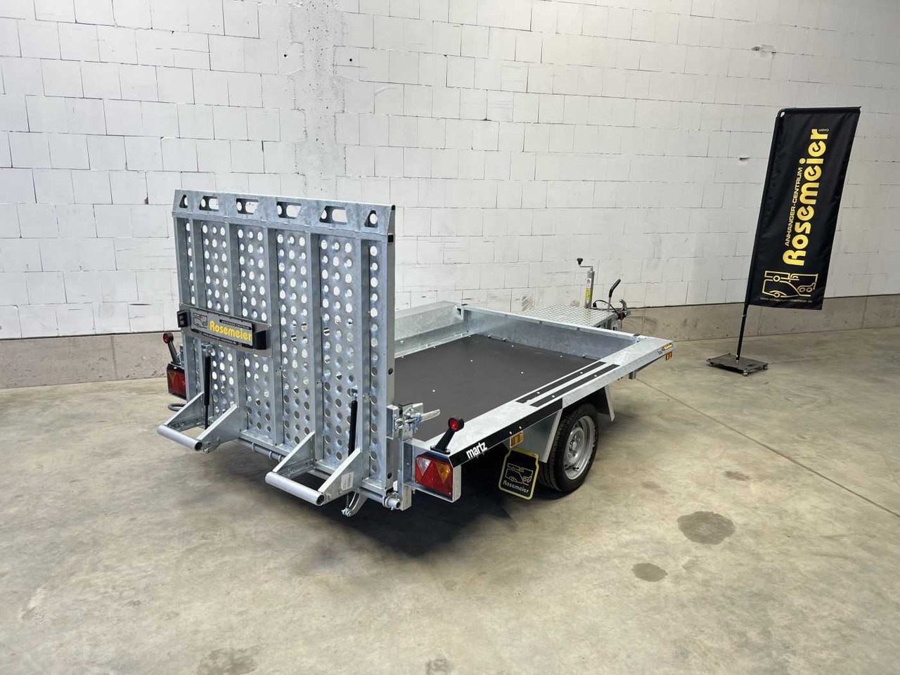 MARTZ BAU-3 260/2 S 1,8T Maschinentransporter - Plant trailer: picture 4 MARTZ BAU-3 260/2 S 1,8T Maschinentransporter - Plant trailer: picture 4